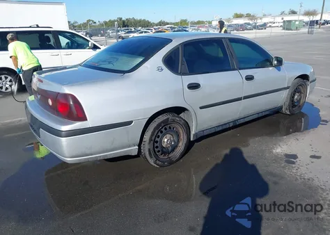 2003 Chevrolet Impala from USA, damaged, VIN 2G1WF52K139214373